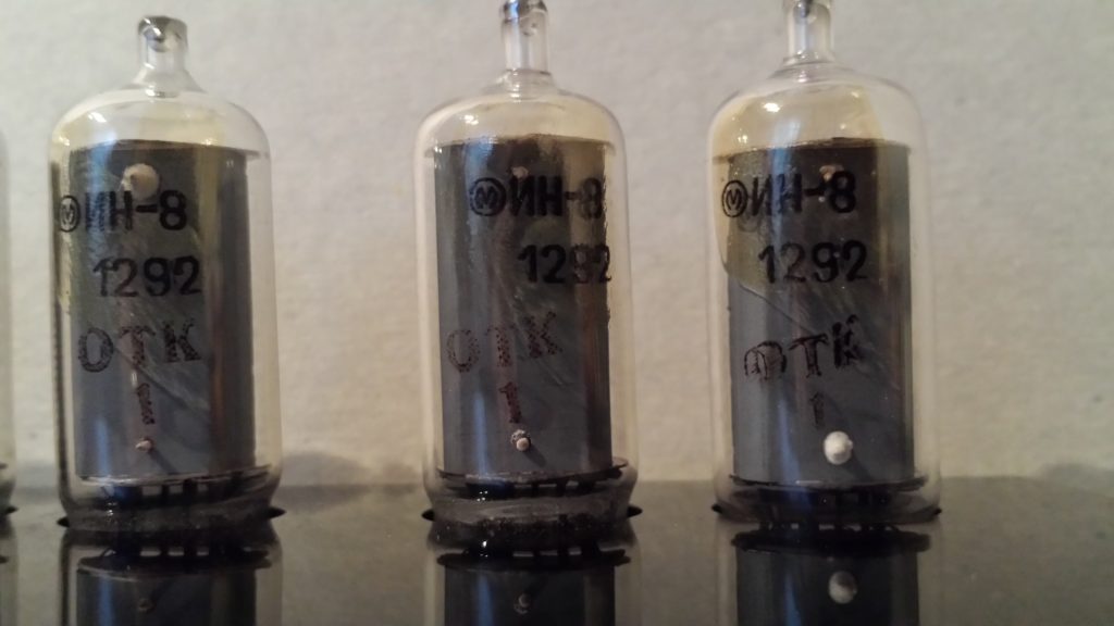 OTK IN-8 Nixie tube label