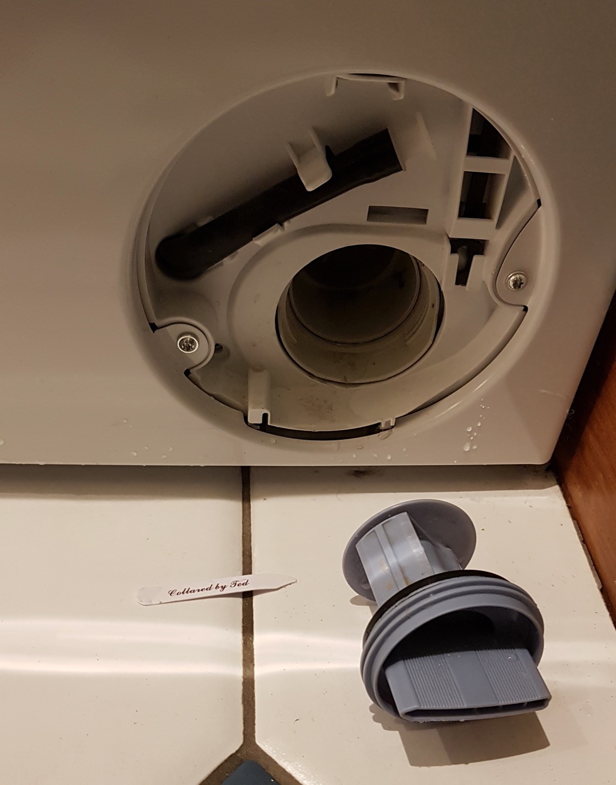 Washing machine tumble dryer pump filter jammed stuck Radio Retro