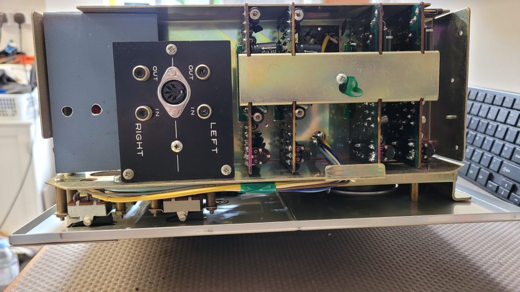 Akai 4000D Four audio PCBs captive with metal plate